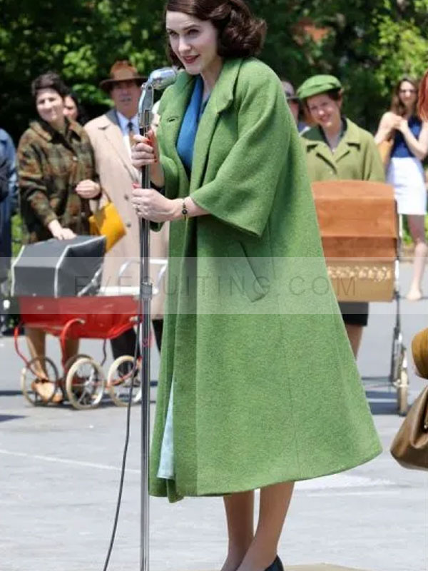 Rachel Brosnahan Miriam Maisel Wool Coat
