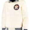 The Captain II Zipper Houston Astros Cream Jacket