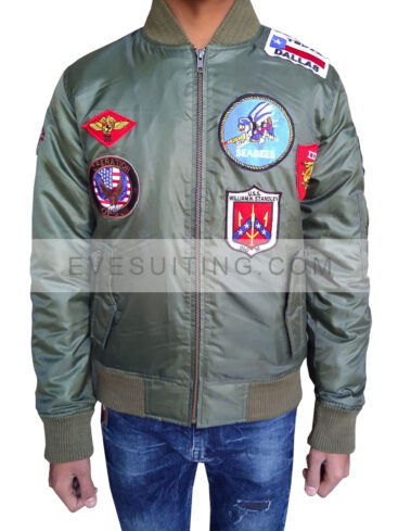 Top Gun Maverick MA-1 Olive Green Jacket