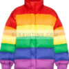 6ix9ine Gooba Rainbow Puffer Jacket