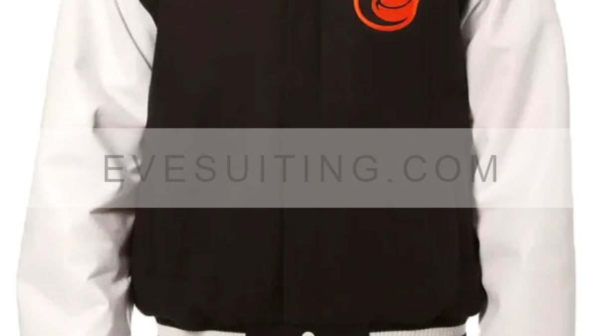 Baltimore Orioles Black Bomber Jacket - Eve Suiting