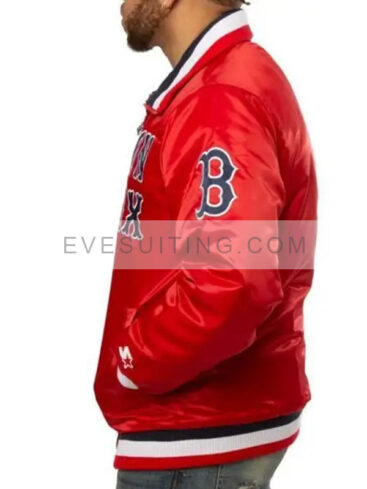 Boston Red Sox Bomber Letterman Varsity Jacket