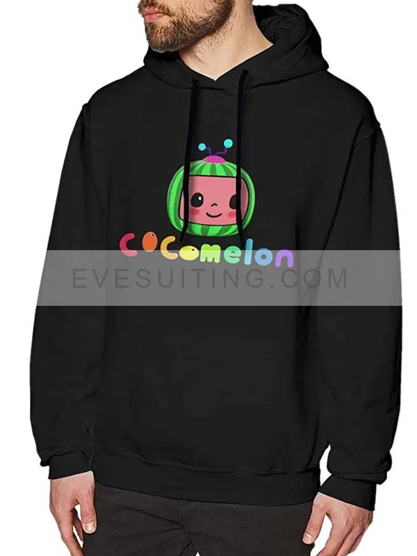 Cocomelon Black And Gray Hoodie