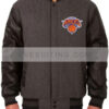 New York Charcoal and Black Knicks Jacket