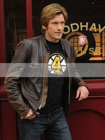 Tv Series rescue Me Tommy Gavin Brown Leather Jacket