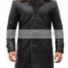 William Black Real Leather Shearling Coat For Winters