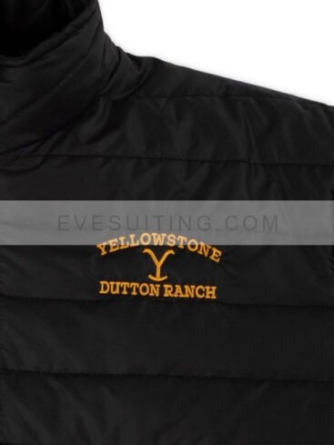 Yellowstone Black Puffer Jacket