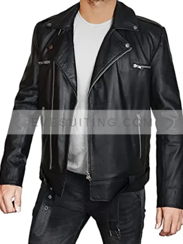 TV Series The Walking Dead Negan Black Biker Leather Jacket