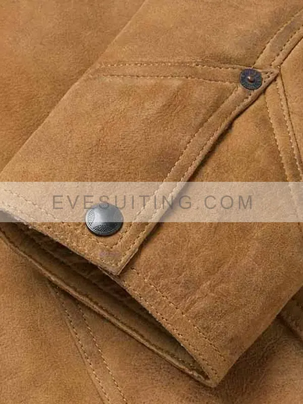 TV Series Yellowstone S03 Kevin Costner Shearling Suede Jacket