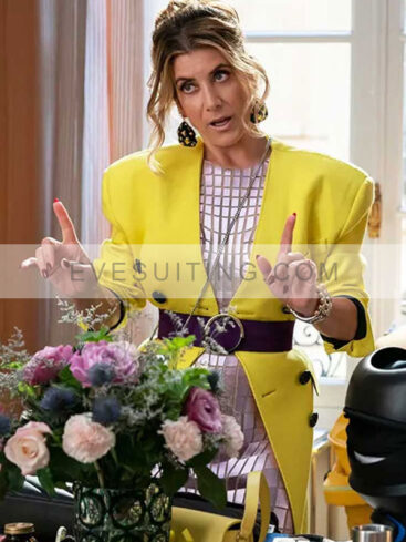 Kate Walsh Emily In Paris S03 Madeline Wheeler Yellow Coat