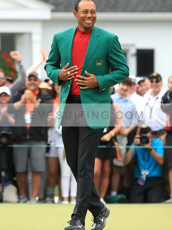 Tiger Woods Master Green Golf Dustin Johnson Blazer Jacket