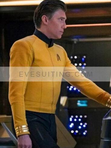 Captain Christopher Anson Mount Tv Series Star Trek Strange New Worlds Pike Yellow Jacket