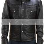 David Morrissey The Walking Dead Black Jacket