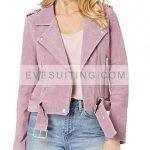 High School Musical Nini Pink Leather Jacket