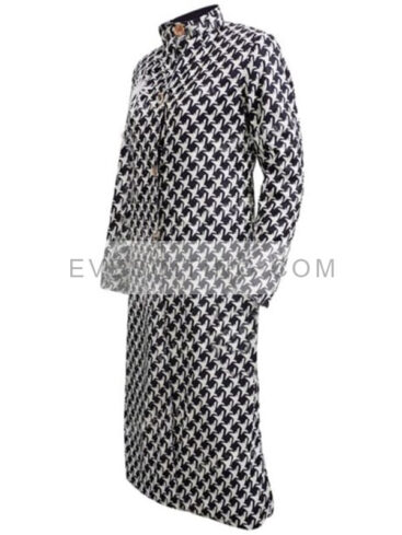 Philippine Leroy-Beaulieu Emily In Paris Checked Trench Coat