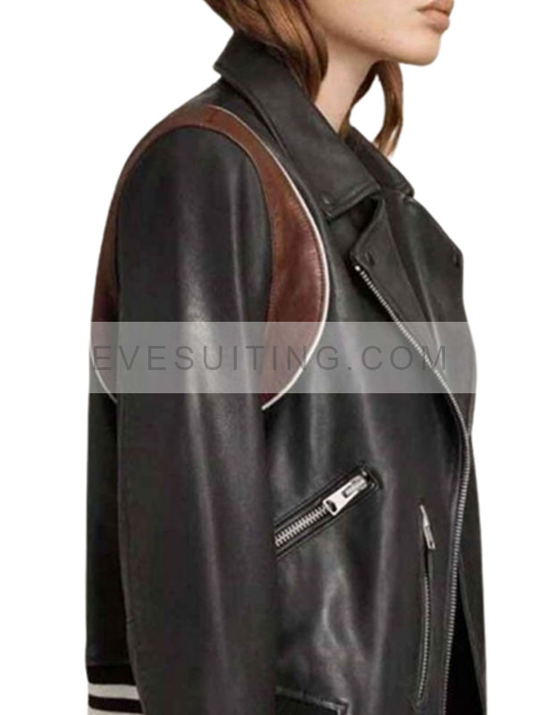 Stumptown Dex Parios Black Leather Motorcycle Jacket