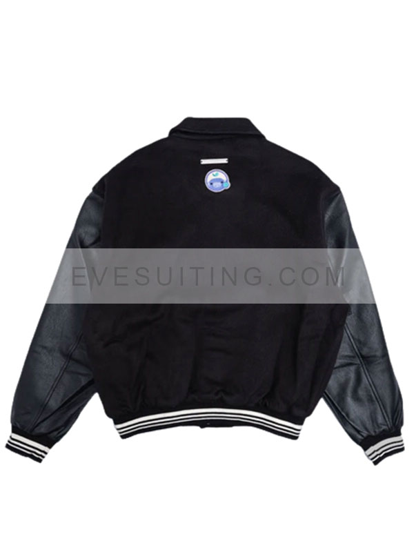 Unisex Discord Varsity Black Jacket 
