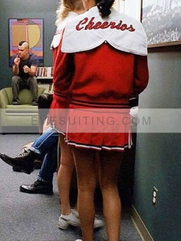 Cheerios Glee Red And White Varsity Jacket