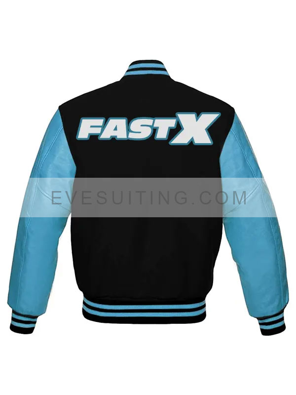 Fast X Logo Varsity Bomber Jacket