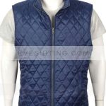 John Dutton Yellowstone Blue Quilted Vest