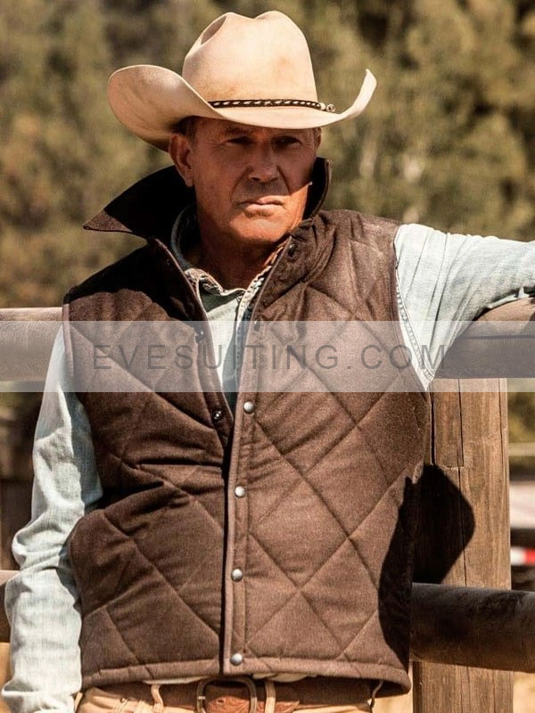 John Dutton Yellowstone Quilted Vest