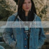 Kelsey Asbille Yellowstone Monica Dutton Denim Jacket