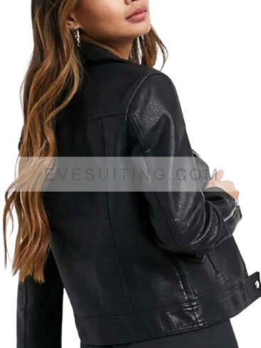 Toni Topaz Tv Series Riverdale Season 5 Vanessa Morgan Black Leather Motorcycle Jacket