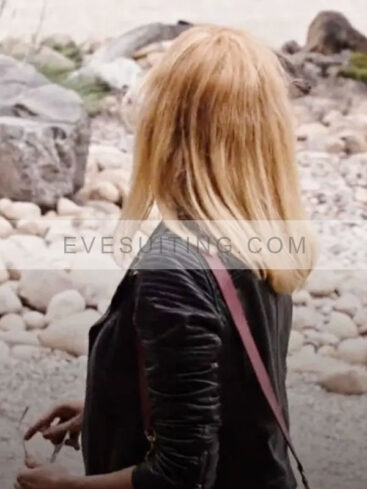 Yellowstone SO4 Beth Kelly Reilly Black Leather Motorcycle Jacket