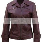 Avengers Peggy Carter Brown Leather Jacket