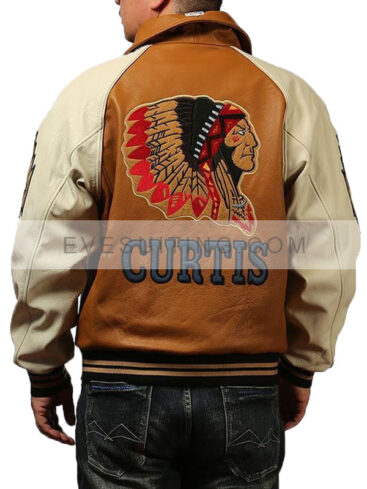 Big Chief Curtis Bomber Leather Jacket