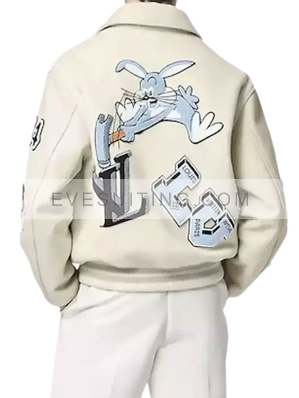 Bugs Bunny Louis Vuitton FW22 Varsity Letterman Jacket
