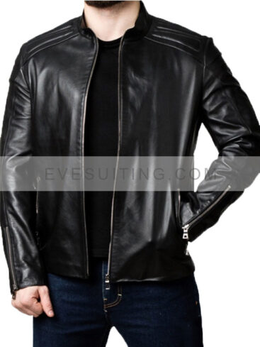 Handcrafted Leather Biker Jacket