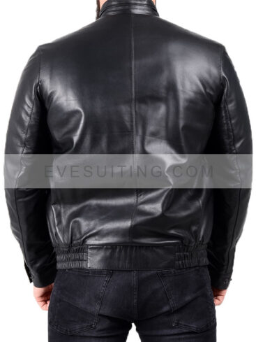 Leather Biker Jacket For Men's