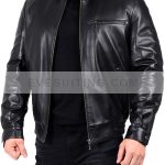 Mens Real Leather Designer Biker Jacket