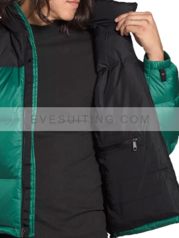 Puffer Jacket With Removable Hood