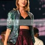 Taylor Swift Bomber Sequin Jacket