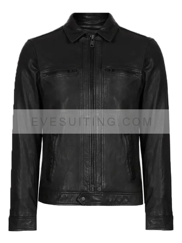 Virgin River S04 Dan Brady Black Leather Jacket