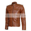 Winterwear Tan Brown Leather Jacket