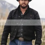 Yellowstone Rip Wheeler Trucker Black Jacket