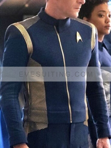 Anson Mount Star Trek Discovery Captain Pike Blue Uniform Jacket