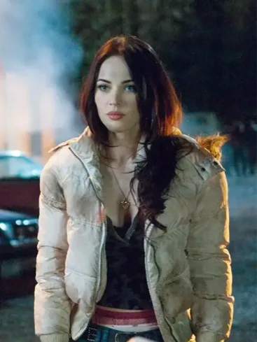 Jennifer’s Body Megan Fox White Puffer Jacket