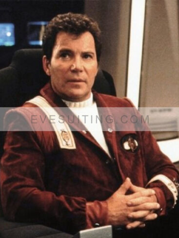 Star Trek The Final Frontier Captain Kirk Red Bomber Jacket