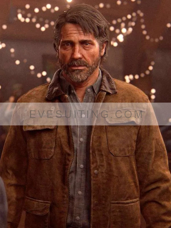 The Last of Us Joel Miller Brown Leather Jacket
