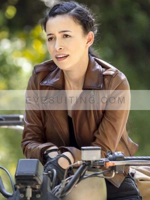 The Walking Dead S09 Rosita Espinosa Leather Jacket