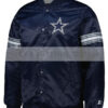 Dallas Cowboys Navy Blue Starter Jacket