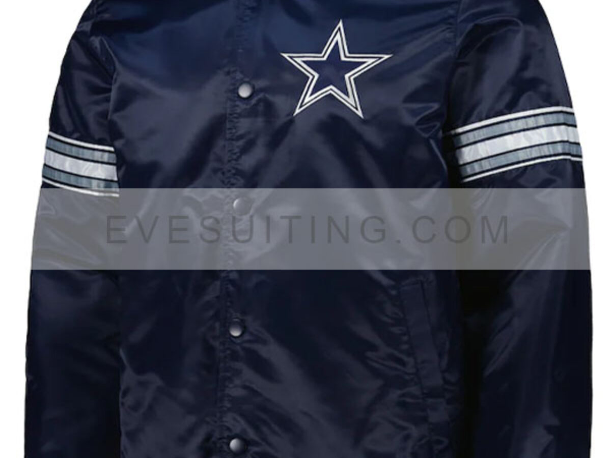 Starter Dallas Cowboys Pick and Roll Jacket Navy/Grey