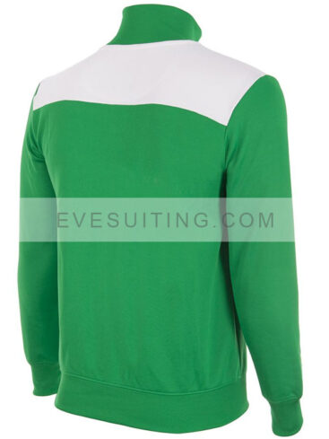 Football Real Betis 1960’s Retro Fleece Green Jacket