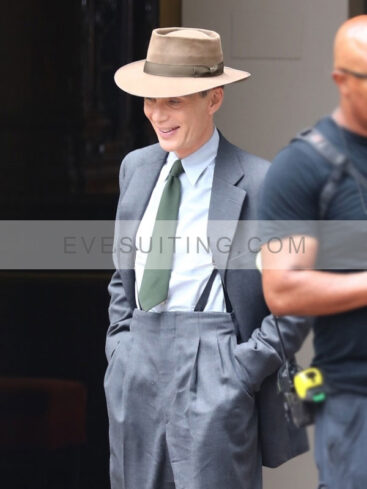 J Robert Oppenheimer 2023 Grey Suit