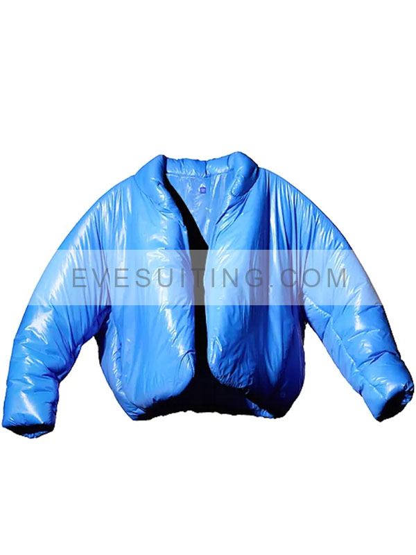 Kanye West Yeezy Gap Round Blue Polyester Jacket