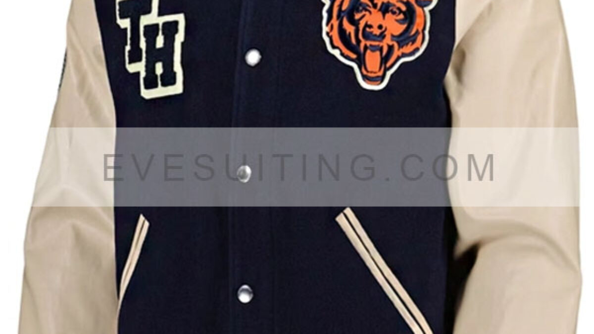 Men's Chicago Bears Varsity Jacket - Eve Suiting